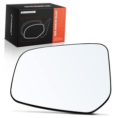 Left Driver Side Non-Heated Mirror Glass with Backing Plate – Compatible with