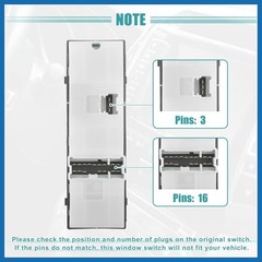Front Left Driver Side Power Window Switch Fit for Subaru Forester 2014-2016