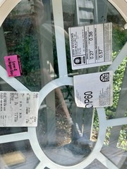 New Replacement Window M&W Oval 18.375 X 30.375 Double Pane Vinyl Made In USA