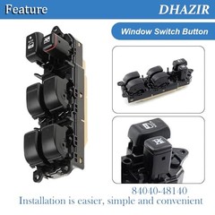 84040-48140 Power Window Master Switch Front Driver Side Left | Fit for Lexus