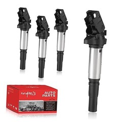 PAPAPARTS Set of 4 Ignition Coil Pack UF598 Compatible with Mini Cooper 2007
