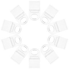 10 Pcs Roller Shades Accessories Modern Curtains Clips for Drapes