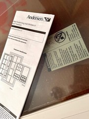 BARGAIN! Andersen® 400s Series Double Hung Window TILT-WASH Upper Sash 215732