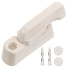 1 Set Durable Plastic Window Lock with T Handle White Anti Theft Security
