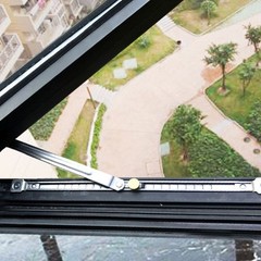 No Punching Wind Support Window Bars Security inside Door and Limiters