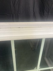 35” W X 57” H Simonton Double Hung Window With Grid Half Screen See Notes