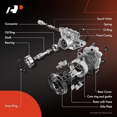 Power Steering Pump Compatible with Dodge Dakota 1996 1997 1998 1999 2000