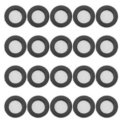 20 Pcs Wire Mesh Gasket Drain Strainer for Shower Hose Washer with Screen