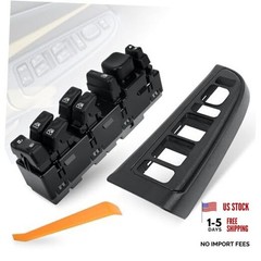 Power Window Switch Driver Side – Compatible with 15883323 Switch With Panel