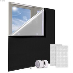 100% Blackout Curtain Bedroom Cordless Blind for Windows Room Door