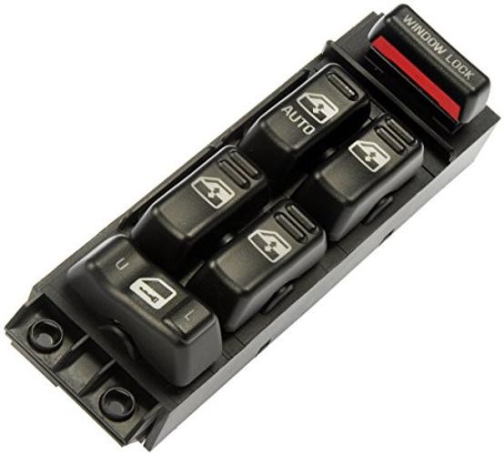 901-090 Front Driver Side Power Window Switch- Front Driver Side, 6 Button