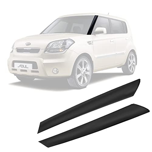 Windshield A-Pillar Trim Molding Set, Compatible with Kia 2010-2013 Kia Soul