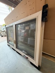 Milgard Styleline Series Double Casement Window, Left/Right 59.5×33.5 Net Frame