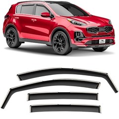 in-Channel Extra Durable Rain Guards for Kia Sportage 2017 For Sportage 17-22