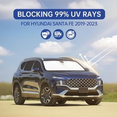 Car Window Shades for Hyundai Santa Fe 2019-2023, Full Car Window Covers for …