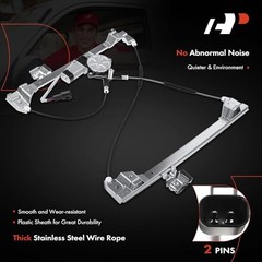 Power Electric Window Regulator with Motor Front Passenger Side (RH)