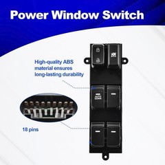 Power Window Master Switch 18 Pins Compatible with Kia Optima 2.0 L 2.4 L 2014