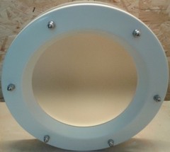 PORTHOLE FOR DOOR phi 350 mm White – RAL 9016