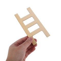16Pcs Small Wooden Dollhouse Window Frames for Crafts Beige Durable Accessories