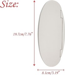 Sun Visor Illuminated Mirror/Makeup Mirror Compatible with M Color: Light Gray
