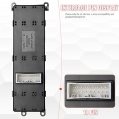 Power Window Switch Driver Side – Compatible with Kia Forte 2014 2015 2016