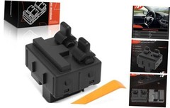 Power Window Switch Compatible with Jeep JK Series Wrangler 2007 2008 2009