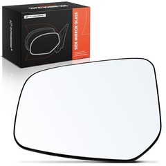 Left Driver Side Non-Heated Mirror Glass with Backing Plate – Compatible with