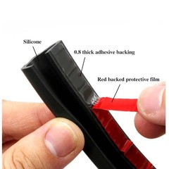 Self-Adhesive Silicone/PU Door Window Weatherstripping Noise Proof Sealing Strip
