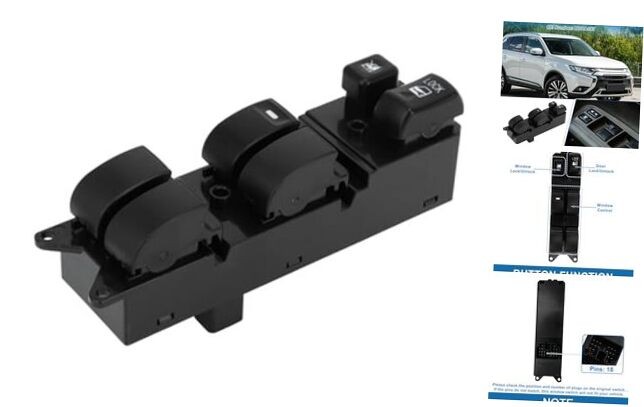 Power Window Switch No.8608A187 Front Left Driver Side Window Control Switch
