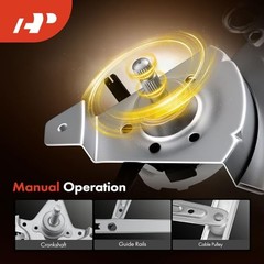 Manual Window Regulator Compatible with Chevrolet Colorado GMC Front Driver