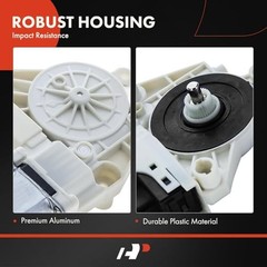 Front Right Passenger Side Power Window Lift Motor (6-Blade Plug) Compatible