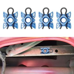 4PCS Window Regulator Sliding Pivot Clips, Automotive Clips, 1.09″ x 1.3″ Blue
