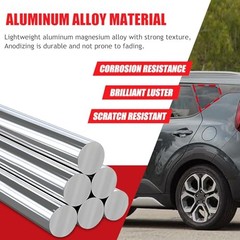 Rear Side Window Louvers Air Ven Trim Accessories Compatible （2019-2024）Style B