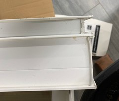 Hopper Window 30 x 13.75 Basement Laundry Room Garage White Vinyl 2 Latches