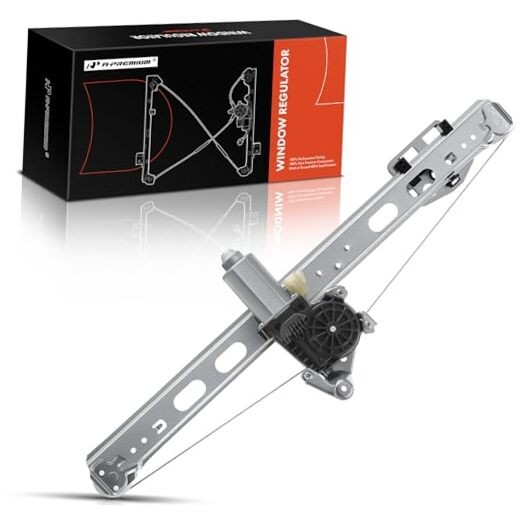 Electric Power Window Regulator with Motor Compatible with Rear Passenger