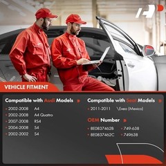 Power Window Regulator Without Motor Compatible with Audi Front Passenger(RH)