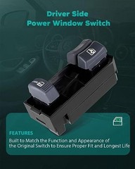 Power Window Switch Front Left – Fits 1996-2000 for Hombre 1995-2005 for Blazer