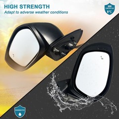 Left Driver Side Mirror Fits 2022-2025 HONDA CIVIC Sedan/Hatchback With Power Gl