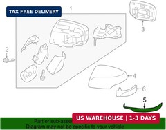 Subaru 2015-2017 Legacy & Outback Right Side Mirror Lower Trim Cap – 91054AL21A