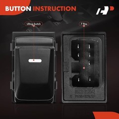 Power Window Switch Compatible with Kia Sportage 2011-2017, Rear Left Driver