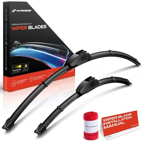 26″ + 18″ Windshield Wiper Blades Compatible with Mitsubishi Outlander 2014