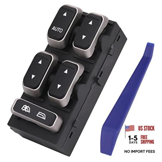 Front Left Driver Side Power Master Window Switch Compatible with Lincoln