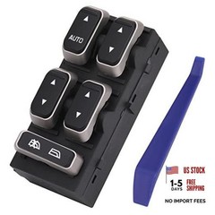 Front Left Driver Side Power Master Window Switch Compatible with Lincoln