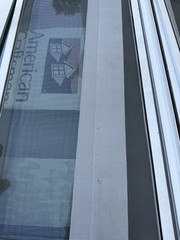 American Craftsman 70 Series 30 1/2 x 31 White Vinyl Sliding Window w/ Screen