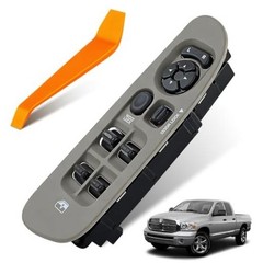 Power Window Switch Fit for 2002-2009 Dodge Ram 1500 2500 3500 Beige Brown
