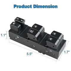 Window Switch Compatible with Subaru Forester 2014 2015 2016, Automatic Master