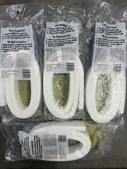 AC Safe Window Air Conditioner Weather Seal Plastic White AC-401 Lot of 4 New