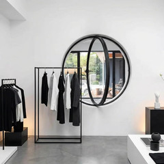 23.6IN Rotating round Window, 360° Porthole Window Tempered Glass,Casement Windo