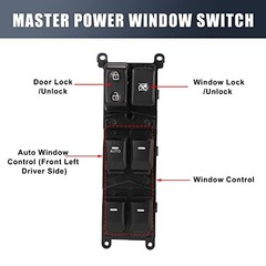 Master Driver Side Power Window Switch No.93570-1W155 for Kia Rio 2012-2015