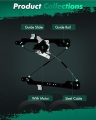Front Left Driver Side Power Window Regulator with Motor Replacement 751-966